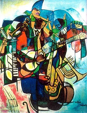 Transcendent Of The Blues Signed By Artist Serigraph Artist Proof by William Tolliver