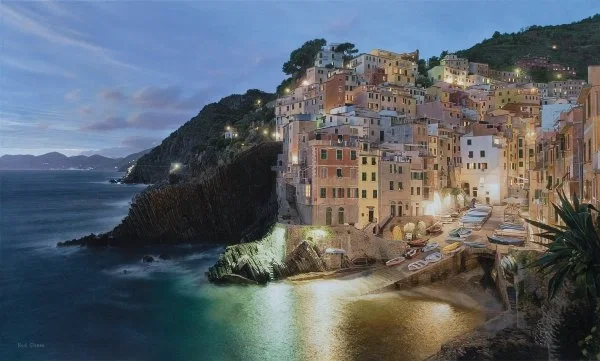 Via Della Amore By Rod Chase by Rod Chase — giclee on canvas