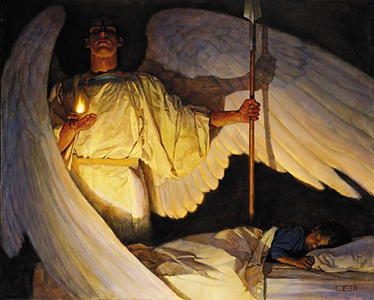 Watchers In The Night (canvas Edition) by Thomas Blackshear II