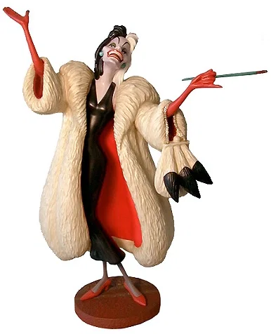 One Hundred and One Dalmatians Cruella De Vil Anita Daahling by WDCC Disney Classics — Porcelain Figurine