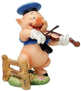 Three Little Pigs Fiddler Pig Hey Diddle Diddle I Play On My Fiddle by WDCC Disney Classics