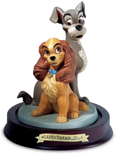 WDCC Disney Classics - Lady And The Tramp Lady And Tramp Opposites Attract