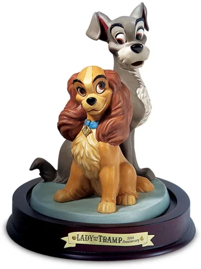 Lady And The Tramp Lady And Tramp Opposites Attract by WDCC Disney Classics