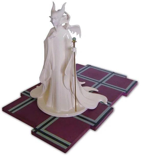 Sleeping Beauty Maleficent (whiteware) Evil Enchantress by WDCC Disney Classics — Porcelain Figurine